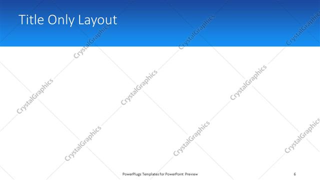 Title Only presentation slide layout