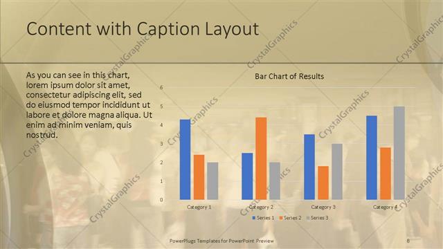 Content with Caption presentation slide layout