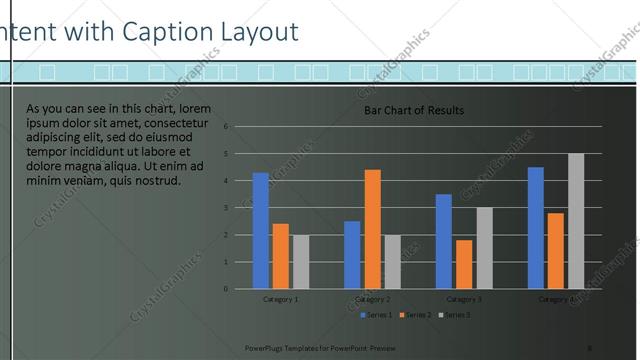 Content with Caption presentation slide layout
