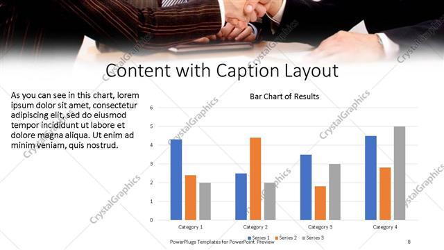 Content with Caption presentation slide layout