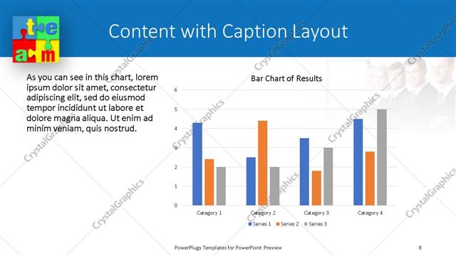 Content with Caption presentation slide layout