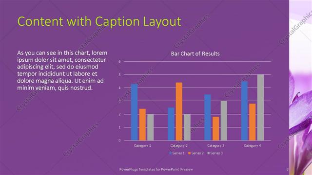 Content with Caption presentation slide layout