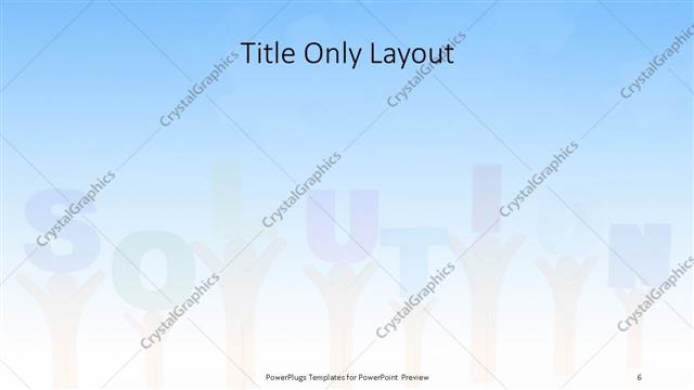 Title Only presentation slide layout