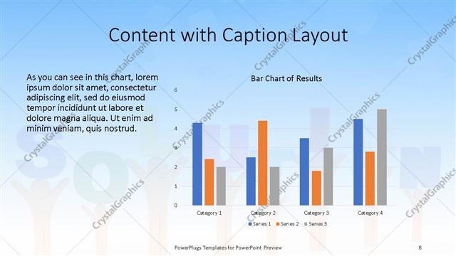 Content with Caption presentation slide layout