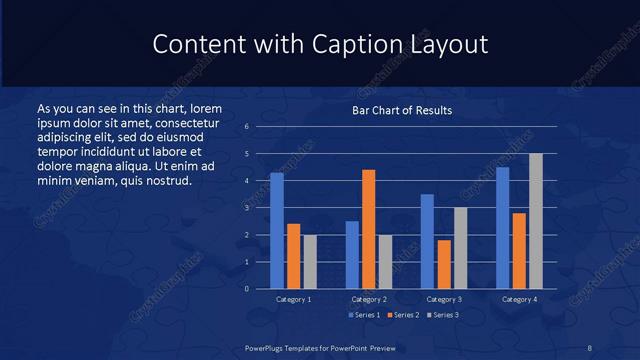 Content with Caption presentation slide layout