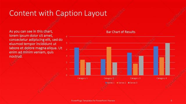 Content with Caption presentation slide layout