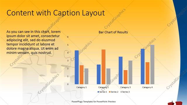 Content with Caption presentation slide layout