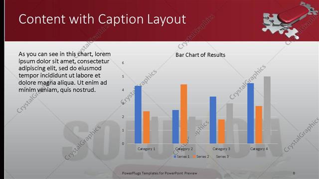Content with Caption presentation slide layout