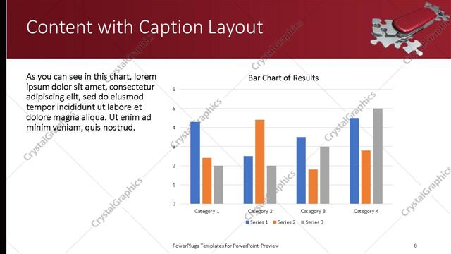 Content with Caption presentation slide layout