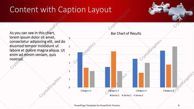 Content with Caption presentation slide layout