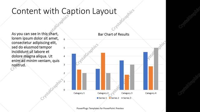 Content with Caption presentation slide layout