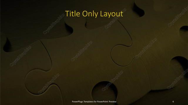 Title Only presentation slide layout