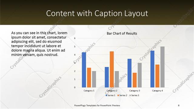 Content with Caption presentation slide layout