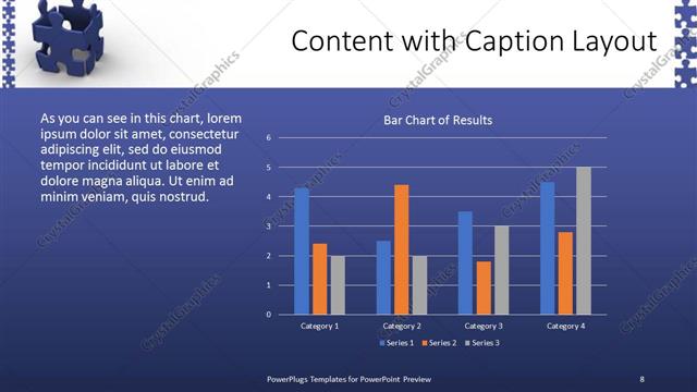 Content with Caption presentation slide layout