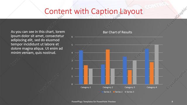 Content with Caption presentation slide layout
