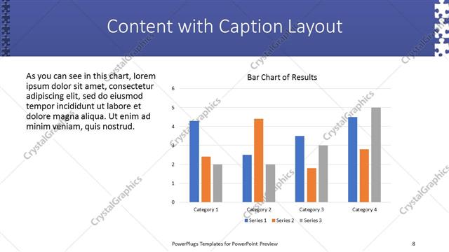 Content with Caption presentation slide layout