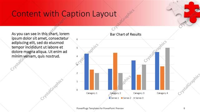 Content with Caption presentation slide layout
