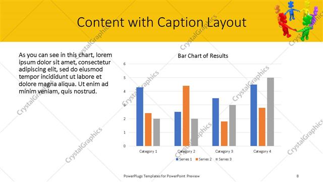 Content with Caption presentation slide layout