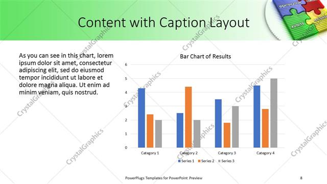 Content with Caption presentation slide layout