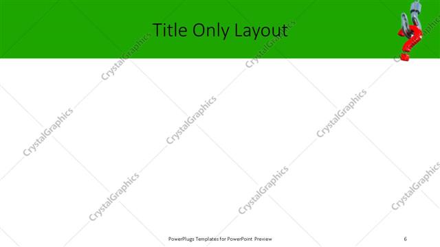 Title Only presentation slide layout