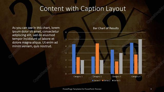 Content with Caption presentation slide layout