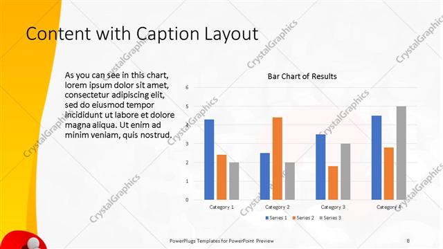 Content with Caption presentation slide layout