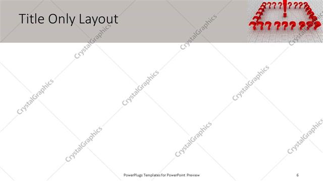 Title Only presentation slide layout