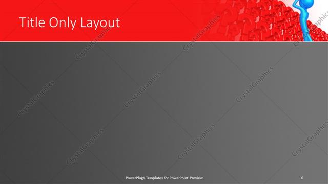 Title Only presentation slide layout