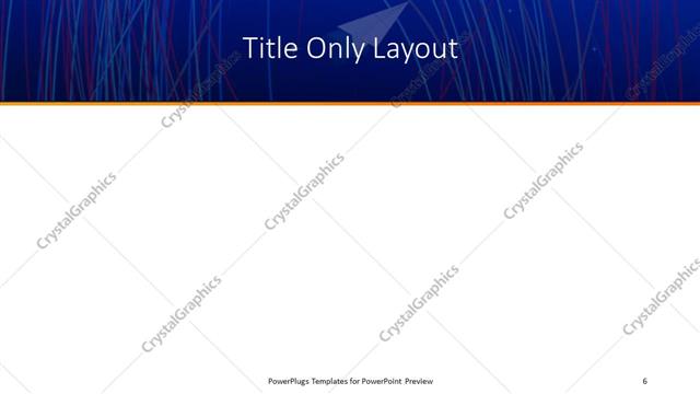 Title Only presentation slide layout