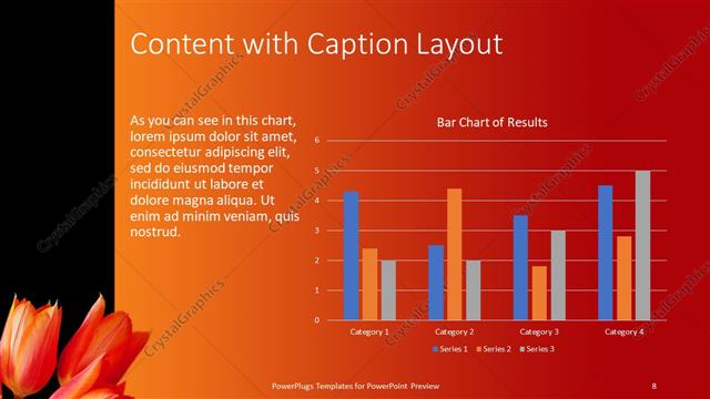 Content with Caption presentation slide layout