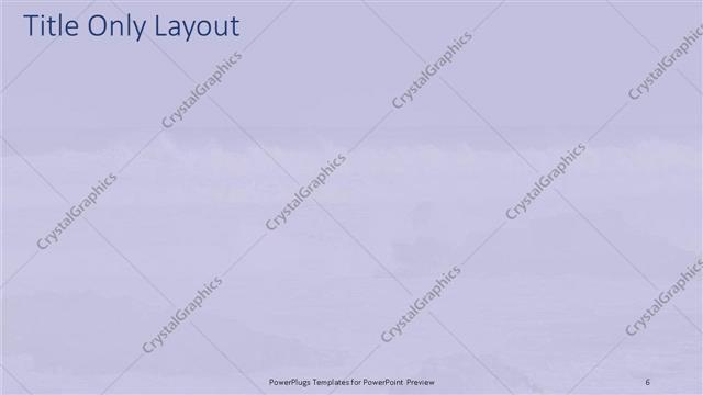 Title Only presentation slide layout