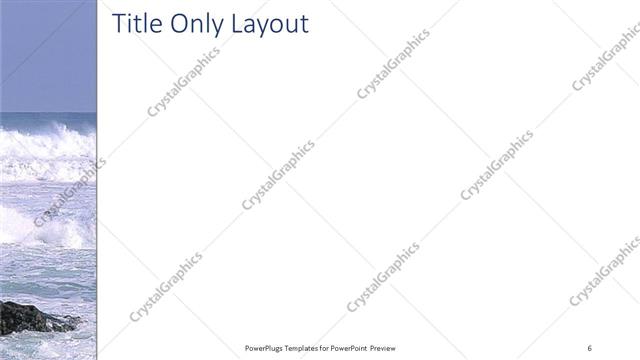 Title Only presentation slide layout