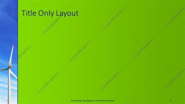 Title Only presentation slide layout