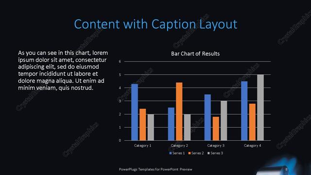 Content with Caption presentation slide layout