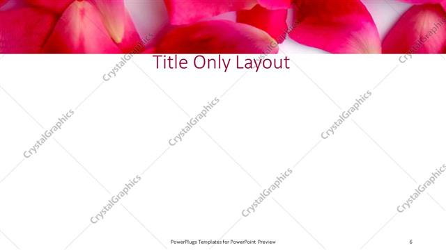 Title Only presentation slide layout