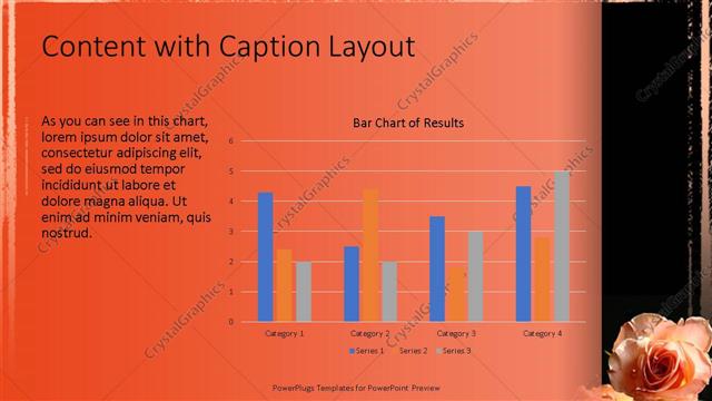 Content with Caption presentation slide layout