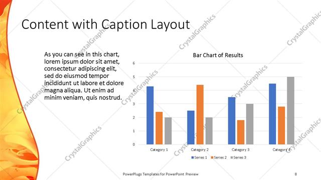 Content with Caption presentation slide layout