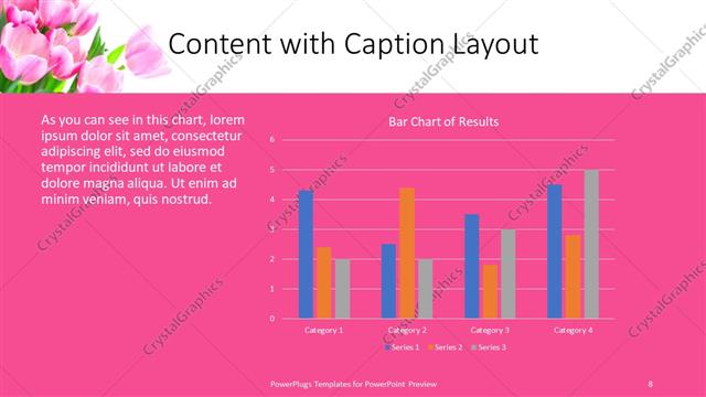 Content with Caption presentation slide layout