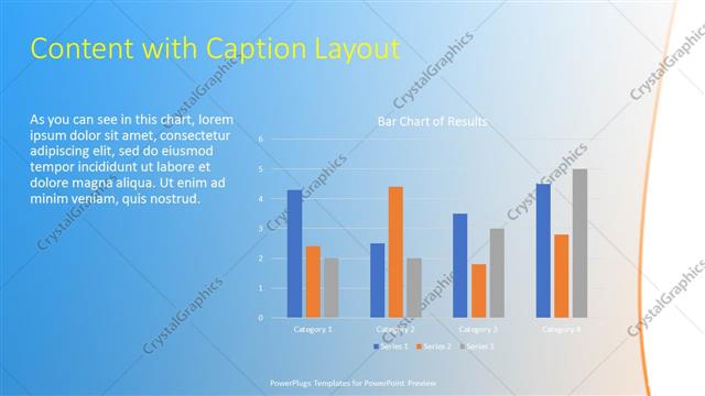 Content with Caption presentation slide layout