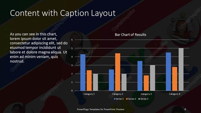 Content with Caption presentation slide layout