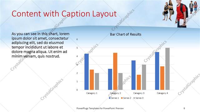 Content with Caption presentation slide layout