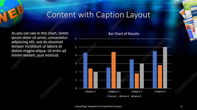 Content with Caption presentation slide layout