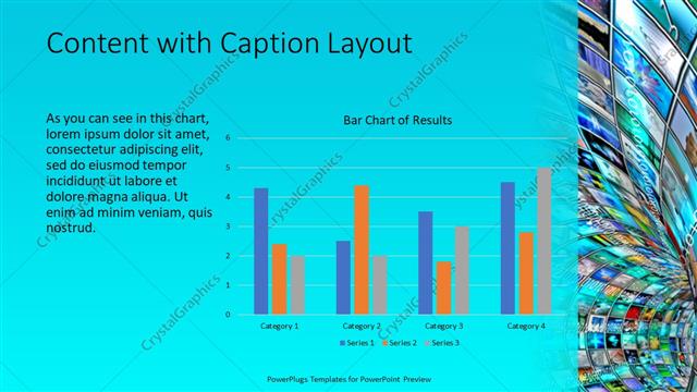 Content with Caption presentation slide layout