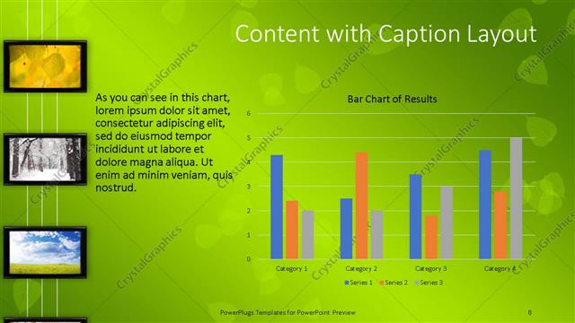Content with Caption presentation slide layout