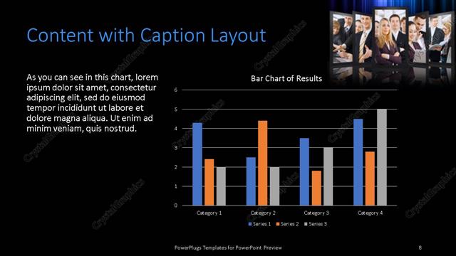 Content with Caption presentation slide layout