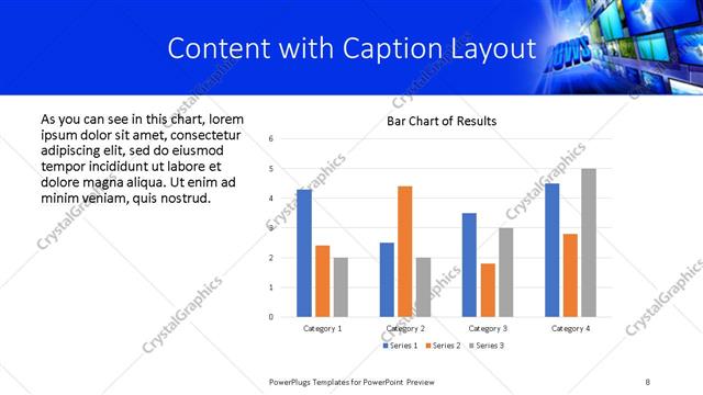 Content with Caption presentation slide layout
