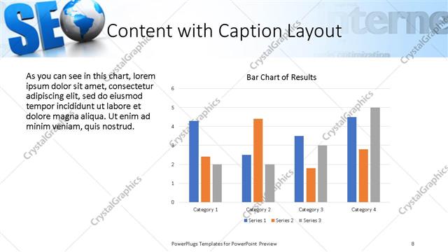 Content with Caption presentation slide layout