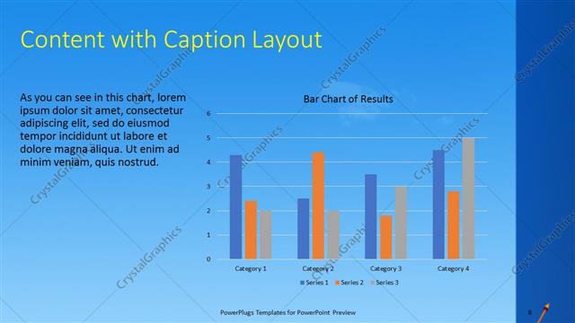 Content with Caption presentation slide layout