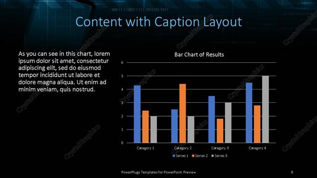 Content with Caption presentation slide layout