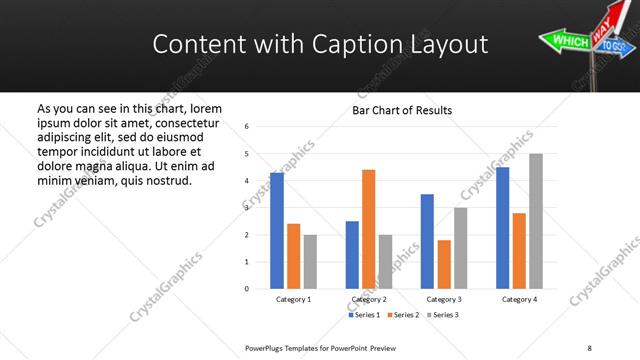 Content with Caption presentation slide layout